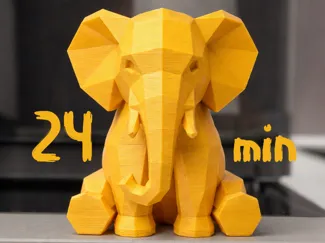 The Poly-Elephant: Lucky, Cute and Geometric