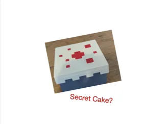 secret Minecraft cake