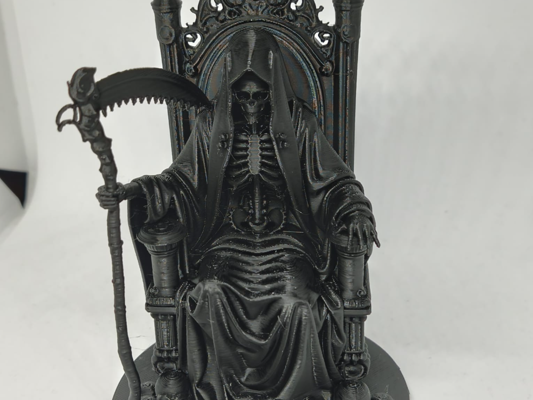 skeleton throne
