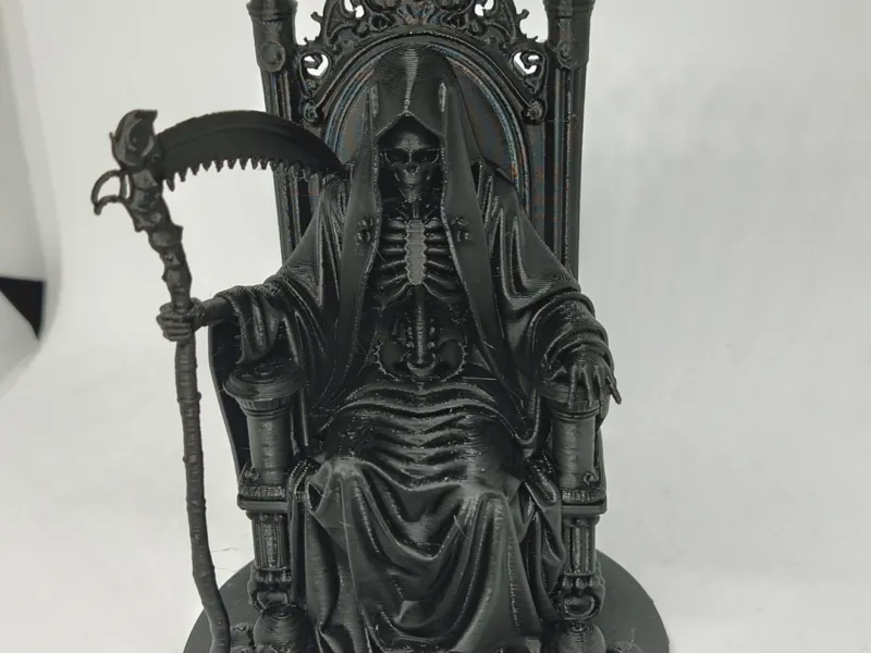 skeleton throne
