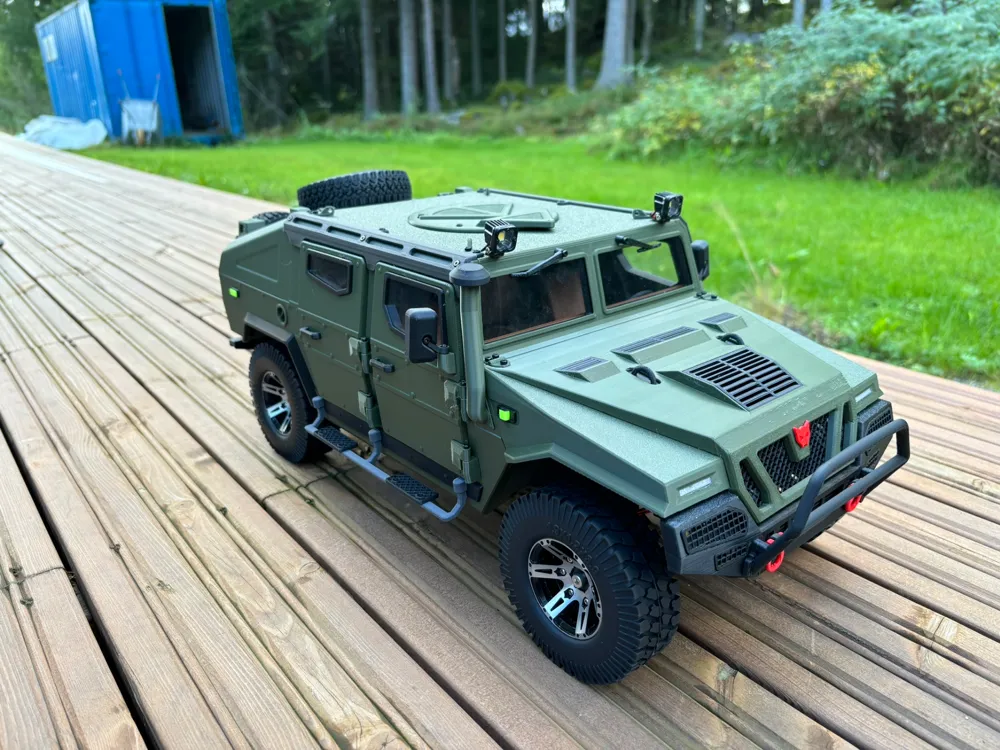 Catmaw AFV model car or RC car body for SCX10 by polymech3D MakerWorld