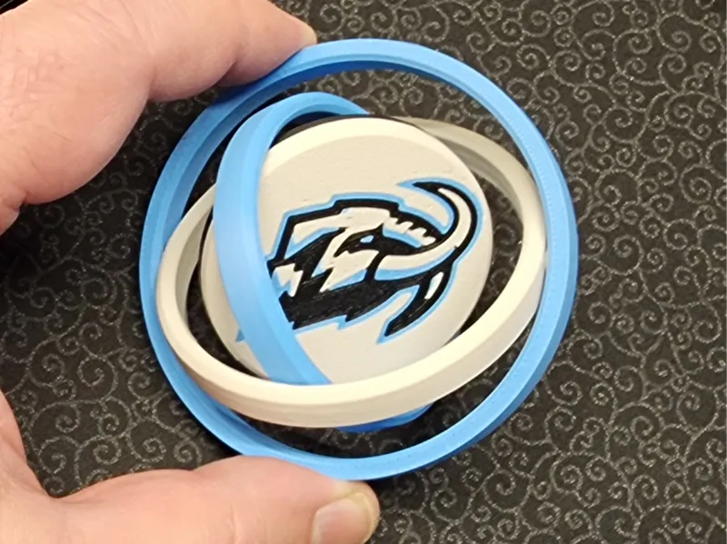 Utah Mammoth Tusks Up Gyro Fidget