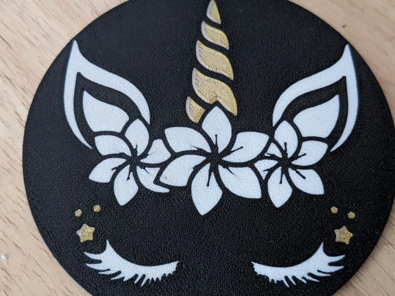 My unicorn coaster