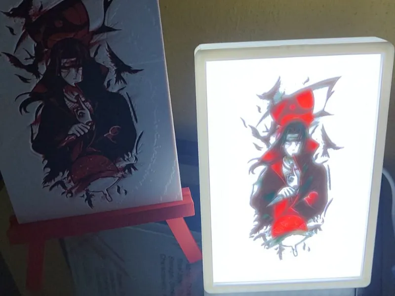 Litofania Itachi Uchiha