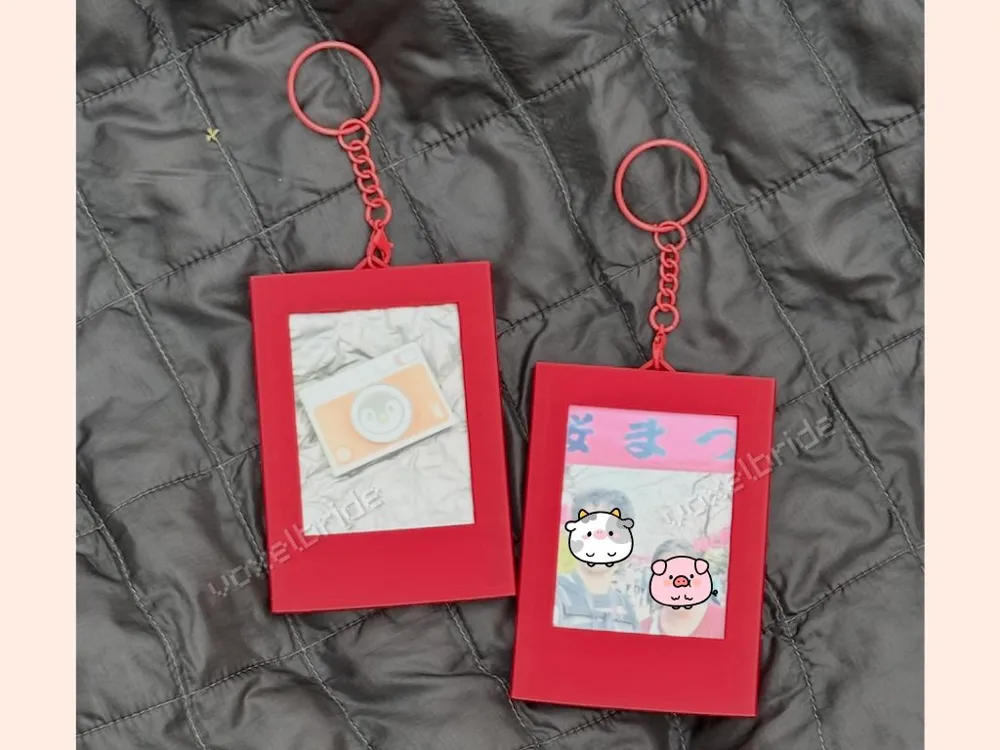 Instax Mini Keychain Frame - Free 3D Print Model - MakerWorld