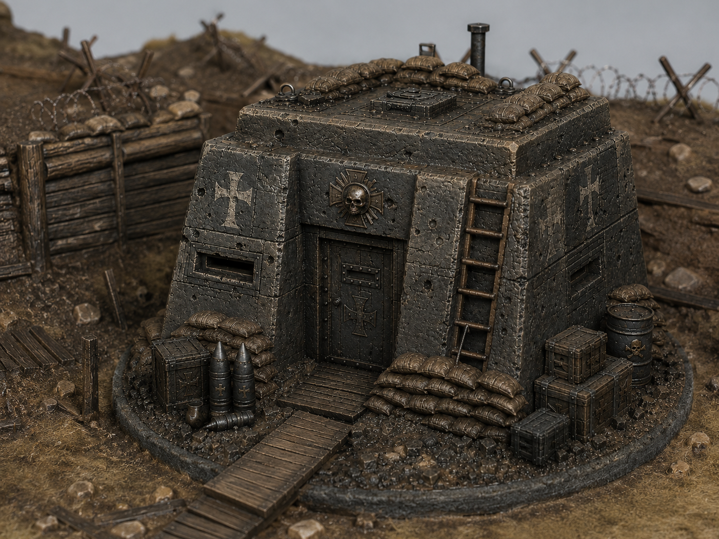 Stone bunker Trench Crusade