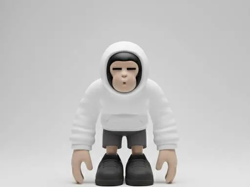 APE SKATE - Art Toy 3D