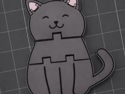 Cat Keychain