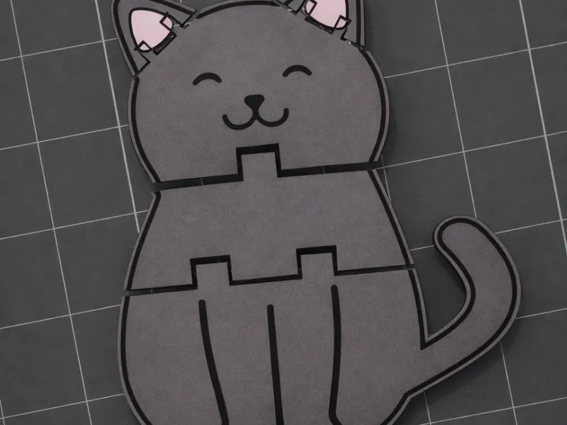 Cat Keychain