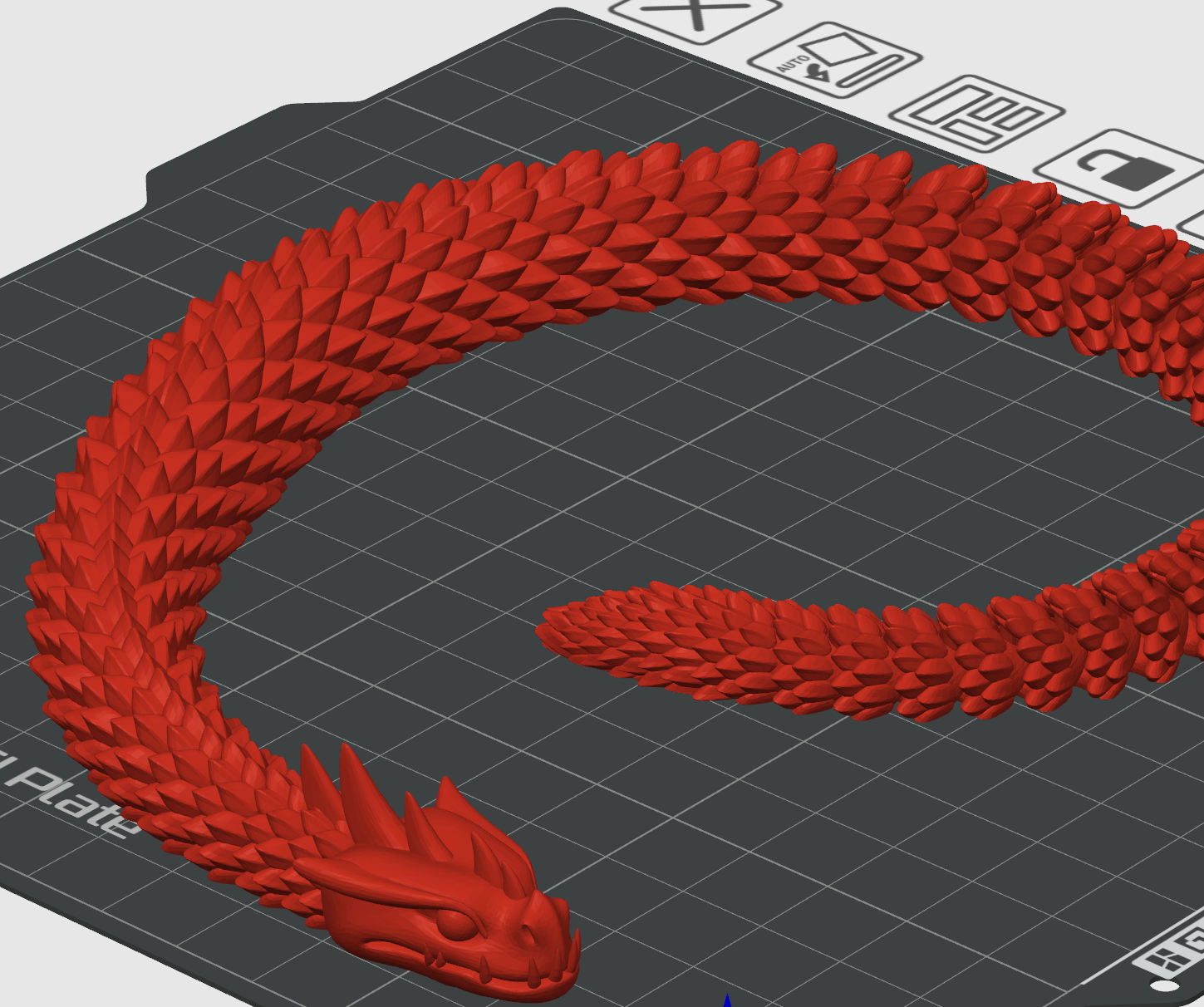Miniatura 4 do modelo 3D 驯龙高手蛇龙，滑翼龙，无需支撑，MINI可打