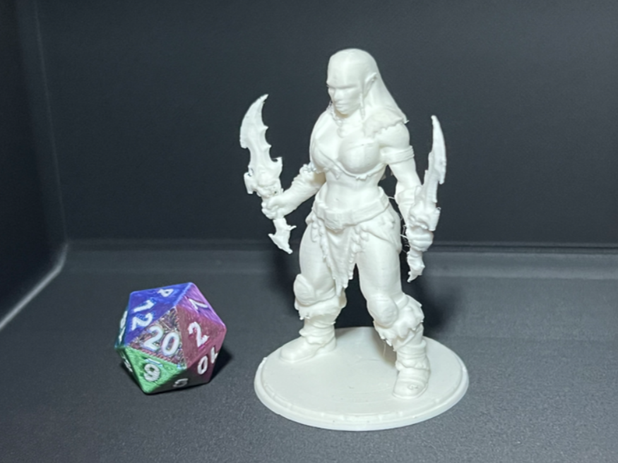 D&D-Ork-Kriegerin