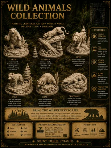 Figura decorativa: Wild Animals Collection – Detailed Miniatures — vista de referencia 3