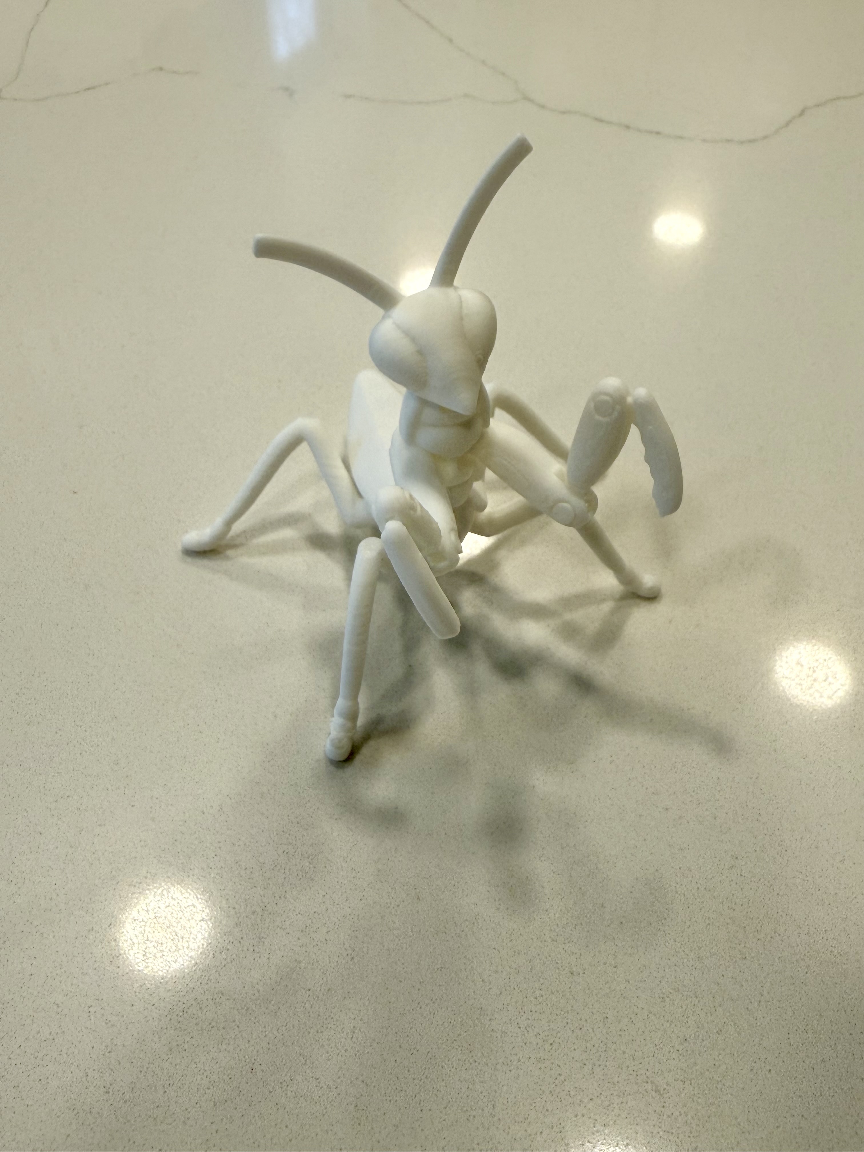 Miniatura 2 do modelo 3D Articulated Pray Mantis!