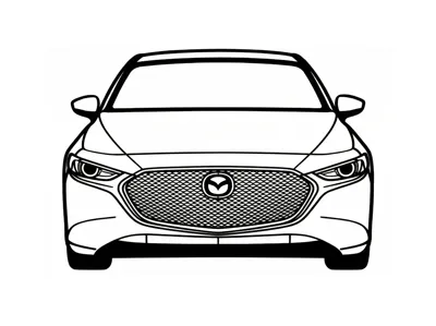 Mazda 3 BP 2019- Front / WALL ART