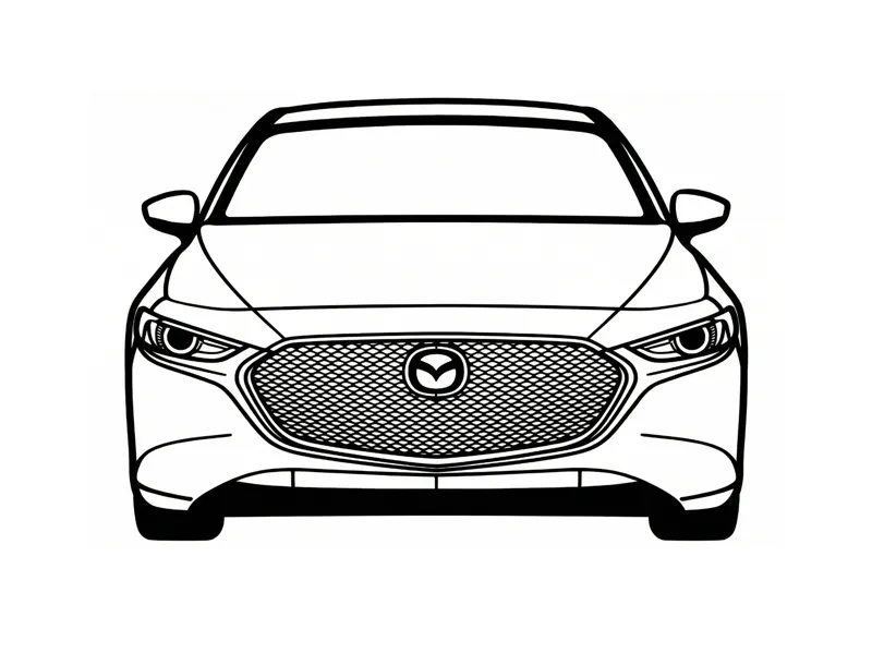 Mazda 3 BP 2019- Front / WALL ART