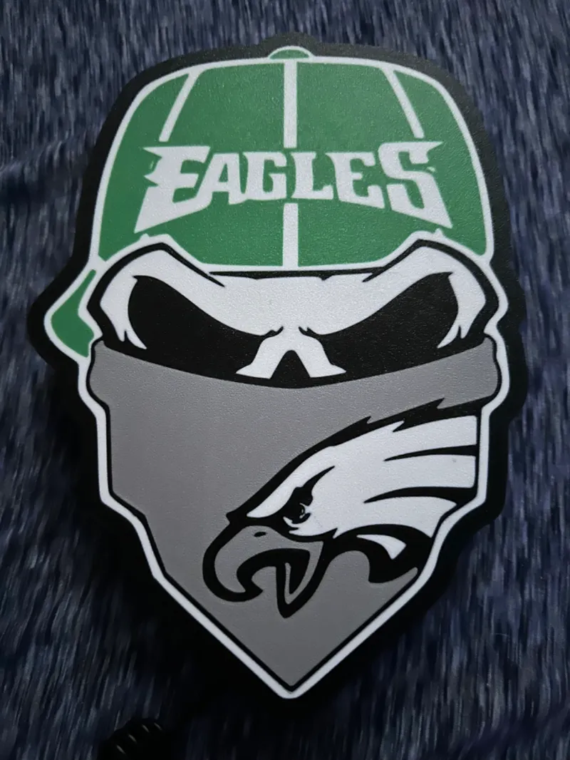 Philadelphia Eagles Bandana Skull Light Box