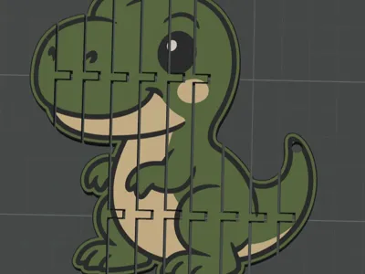 Cute Flexi T-Rex