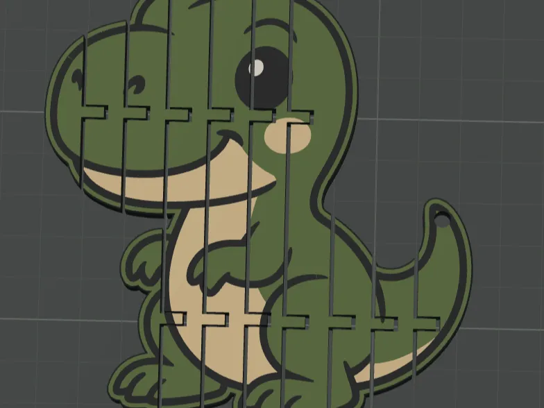 Cute Flexi T-Rex