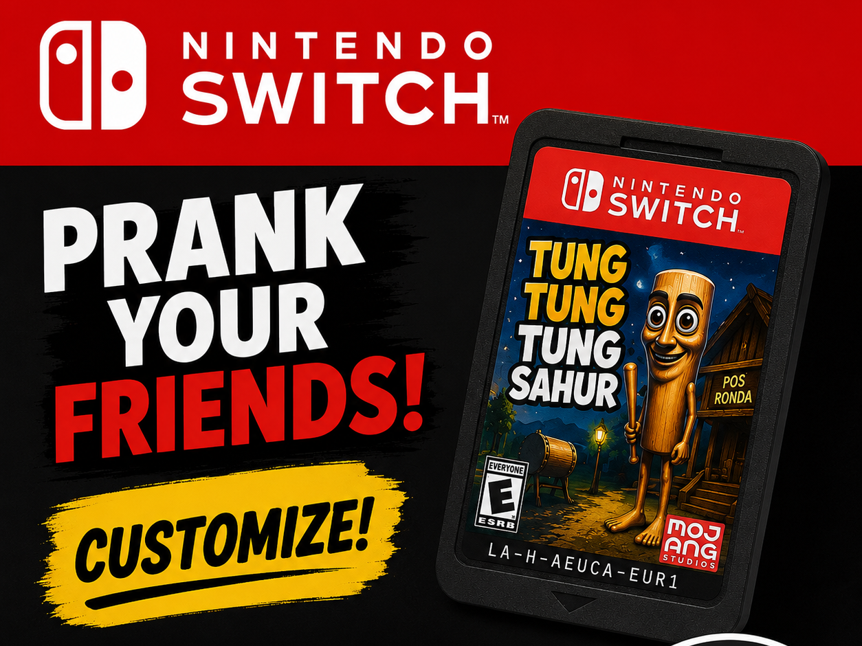 Nintendo Switch Cartridge Prank 