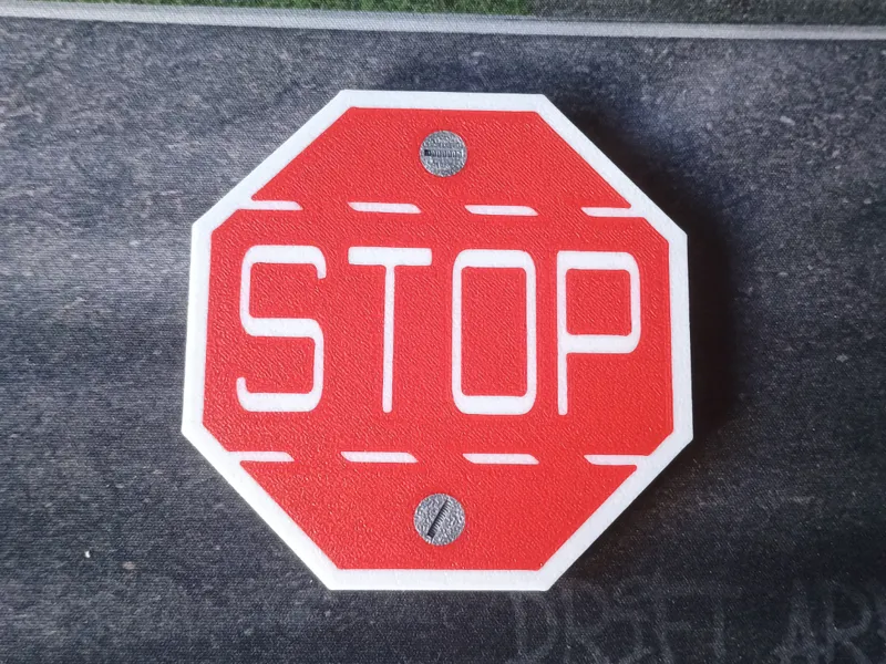 Scrap Mechanic STOP sign