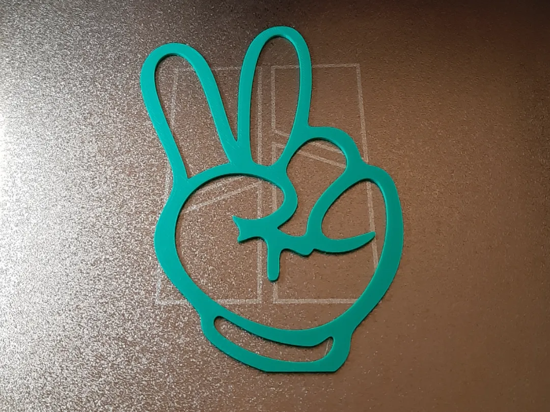Symbole peace and love