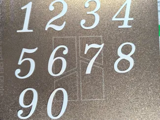 Numbers 0-9