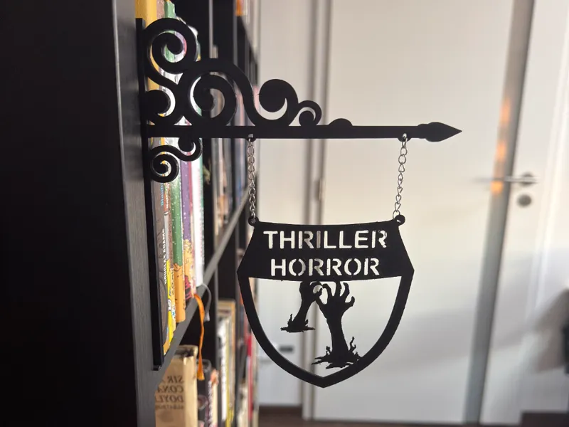 Library sign : Thriller horror