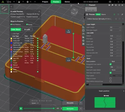 BOX WITH HINGES - Free 3D Print Model - MakerWorld