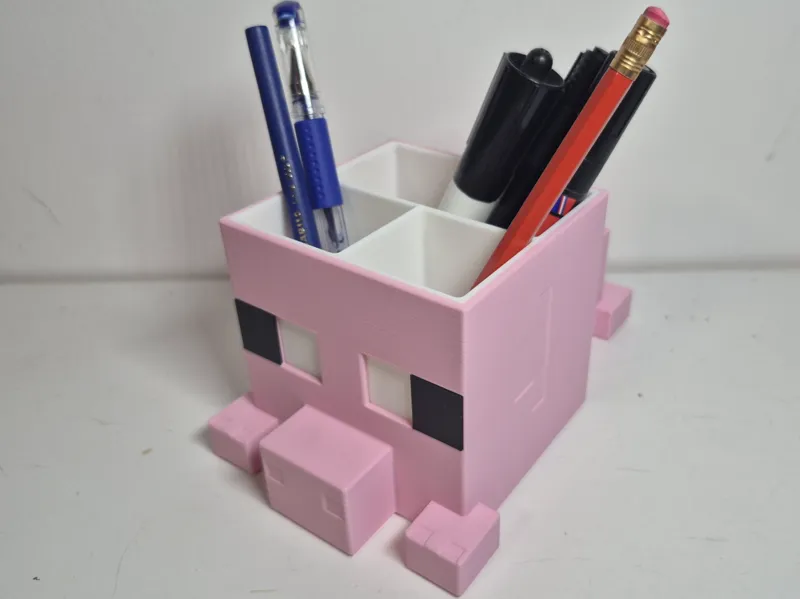 PigCraft Pen Holder, with secret boses Minecraft