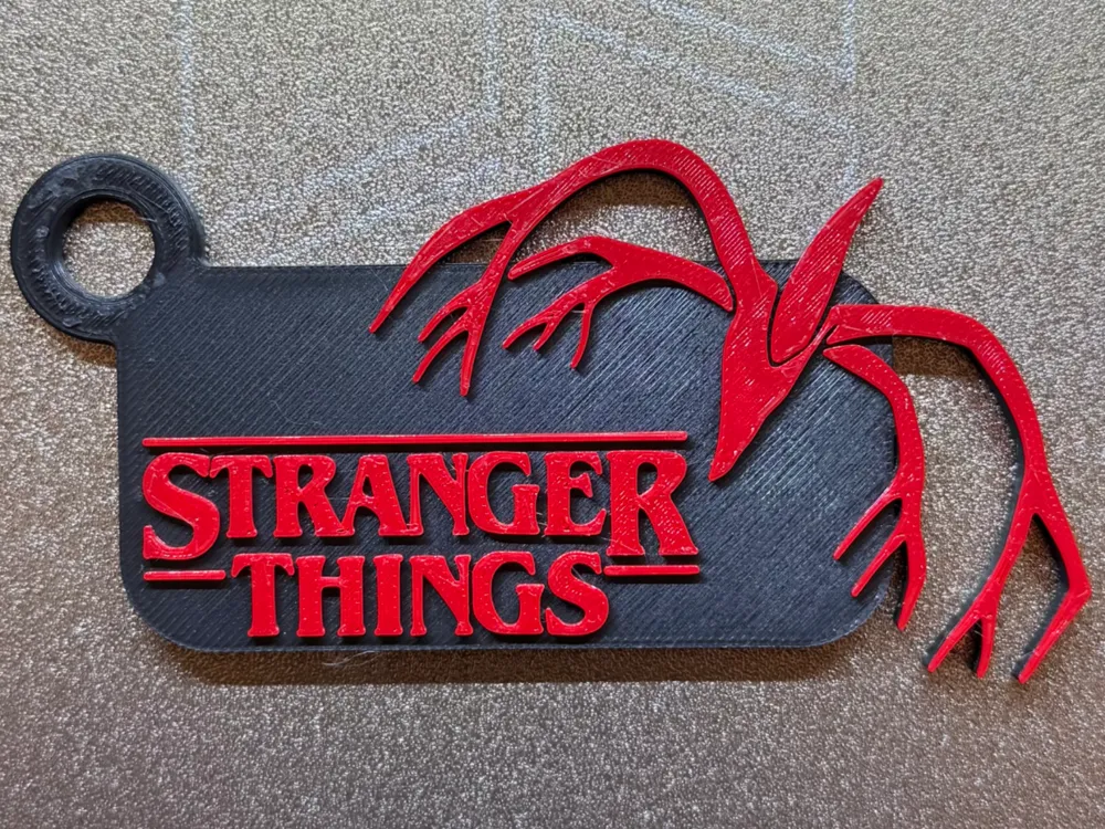 Stranger Things Keychain 1 - Free 3D Print Model - MakerWorld