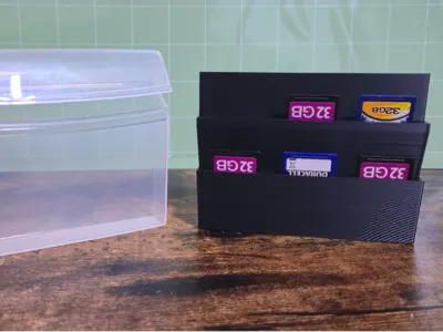 SD Card Holder - Reusing of Wrigley's 5 Gum case