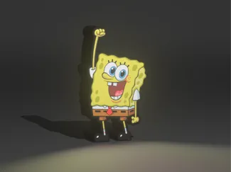 Lightbox Spongebob