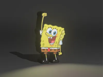 Lightbox Spongebob