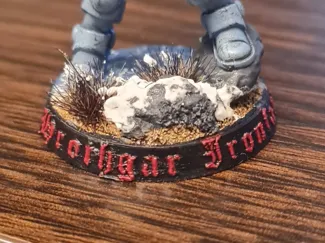 Nameplates 32mm Tabletop Base