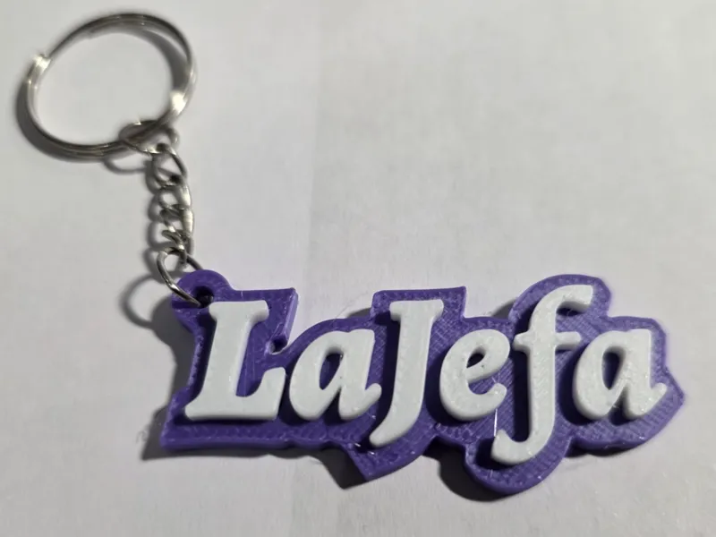 Llavero La Jefa Keychain