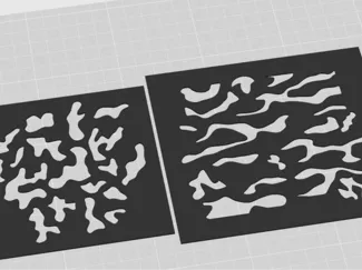 Camo stencil
