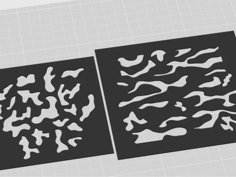 Camo stencil