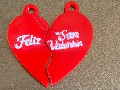 Valentine's Day keychain