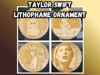 Ornement lithophanie Taylor Swift — photo 1