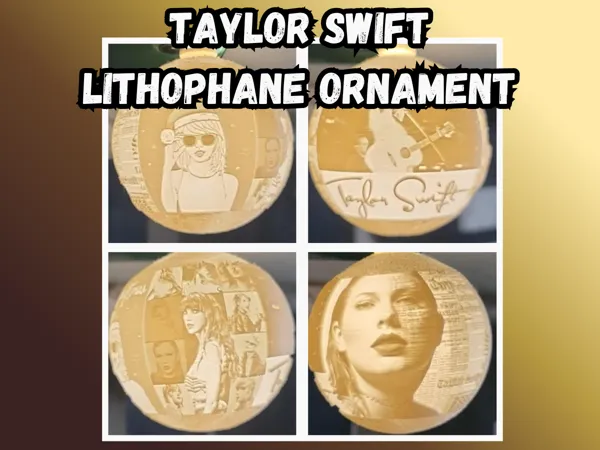 Ornement lithophanie Taylor Swift