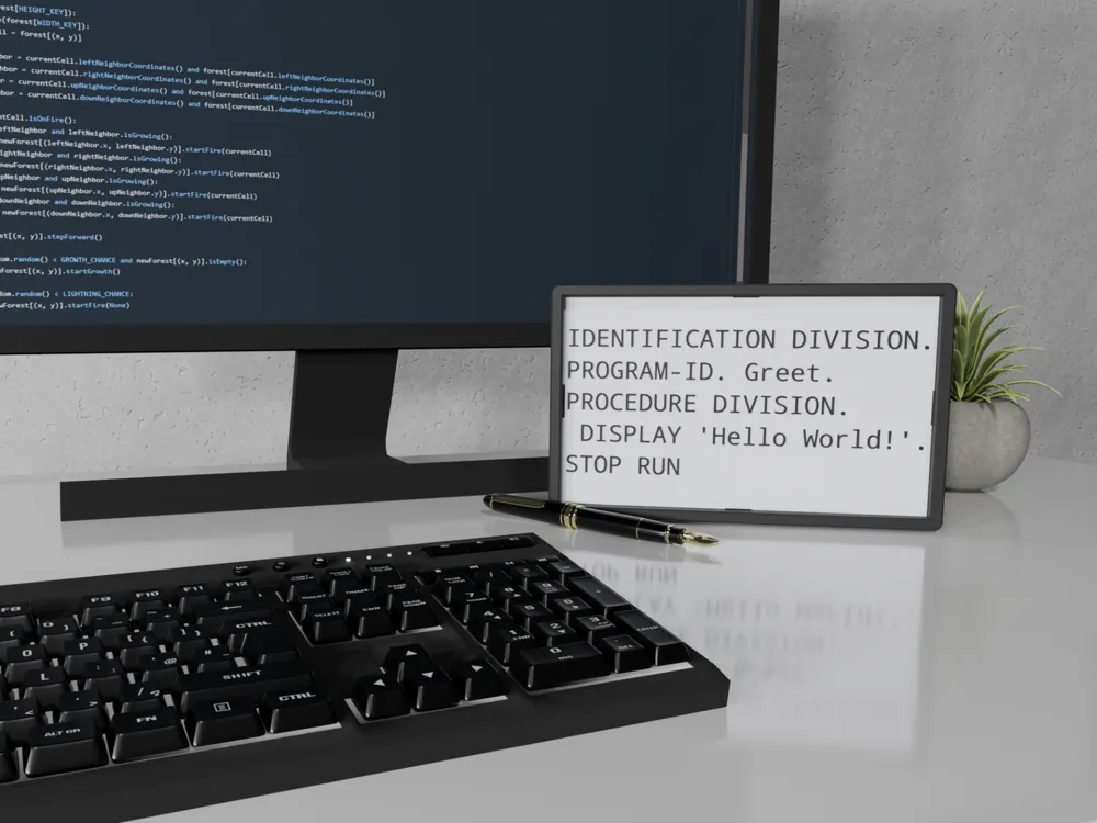 Hello World Code - Cobol by prints charming - MakerWorld