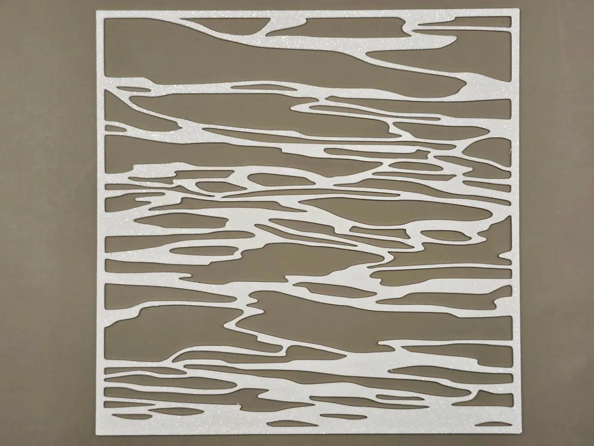 Pochoir motif vagues océan