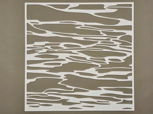 Pochoir motif vagues océan