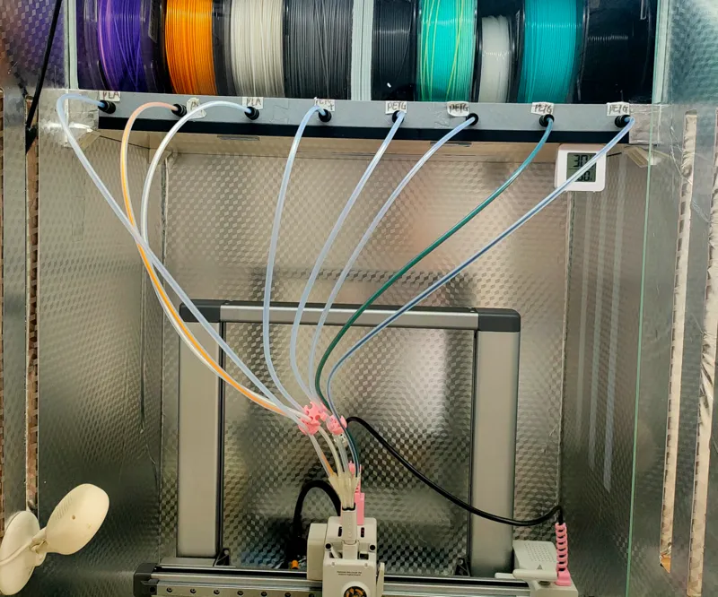 A1,A1MINI 4 divided into 8 feed ports