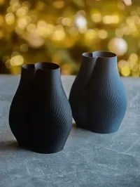 Vase design côtelé moderne — photo 4