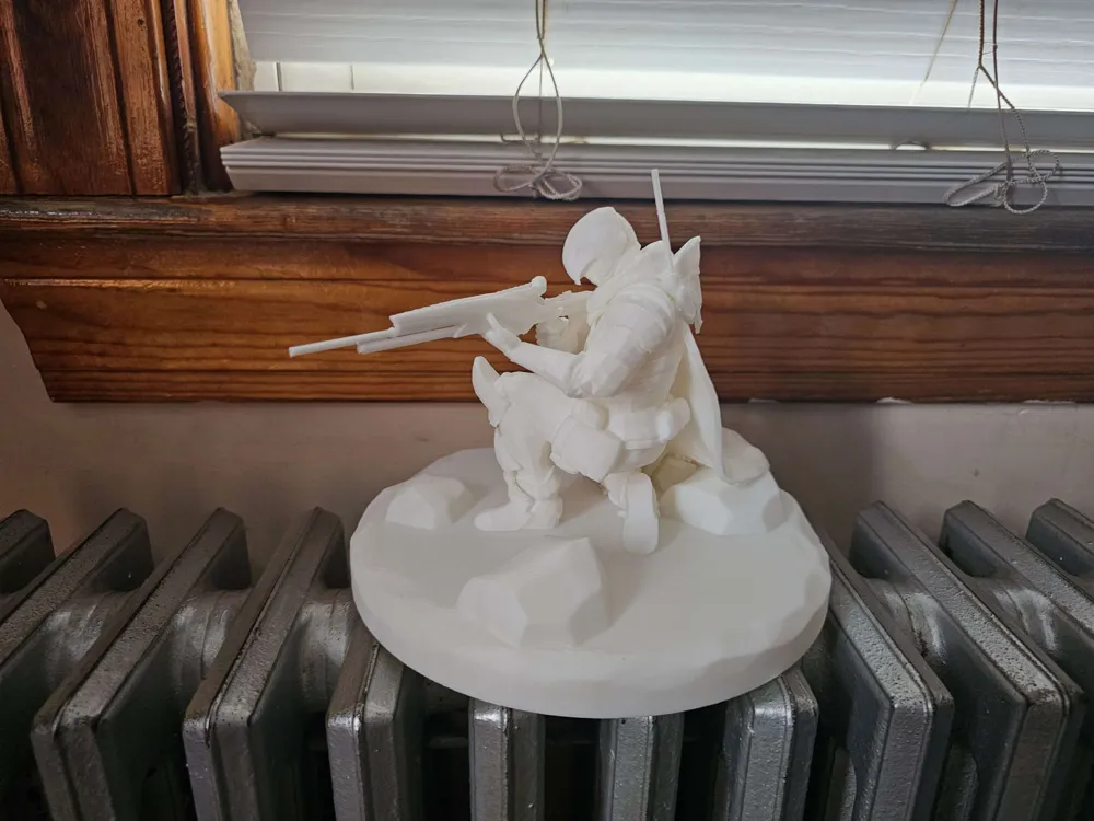 Destiny 2 Hunter Statue - Free 3D Print Model - MakerWorld