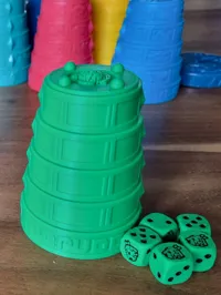 Cup and Dice - High Resolution