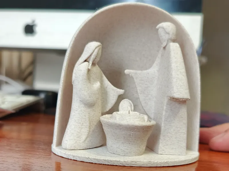 Pesebre minimalista 