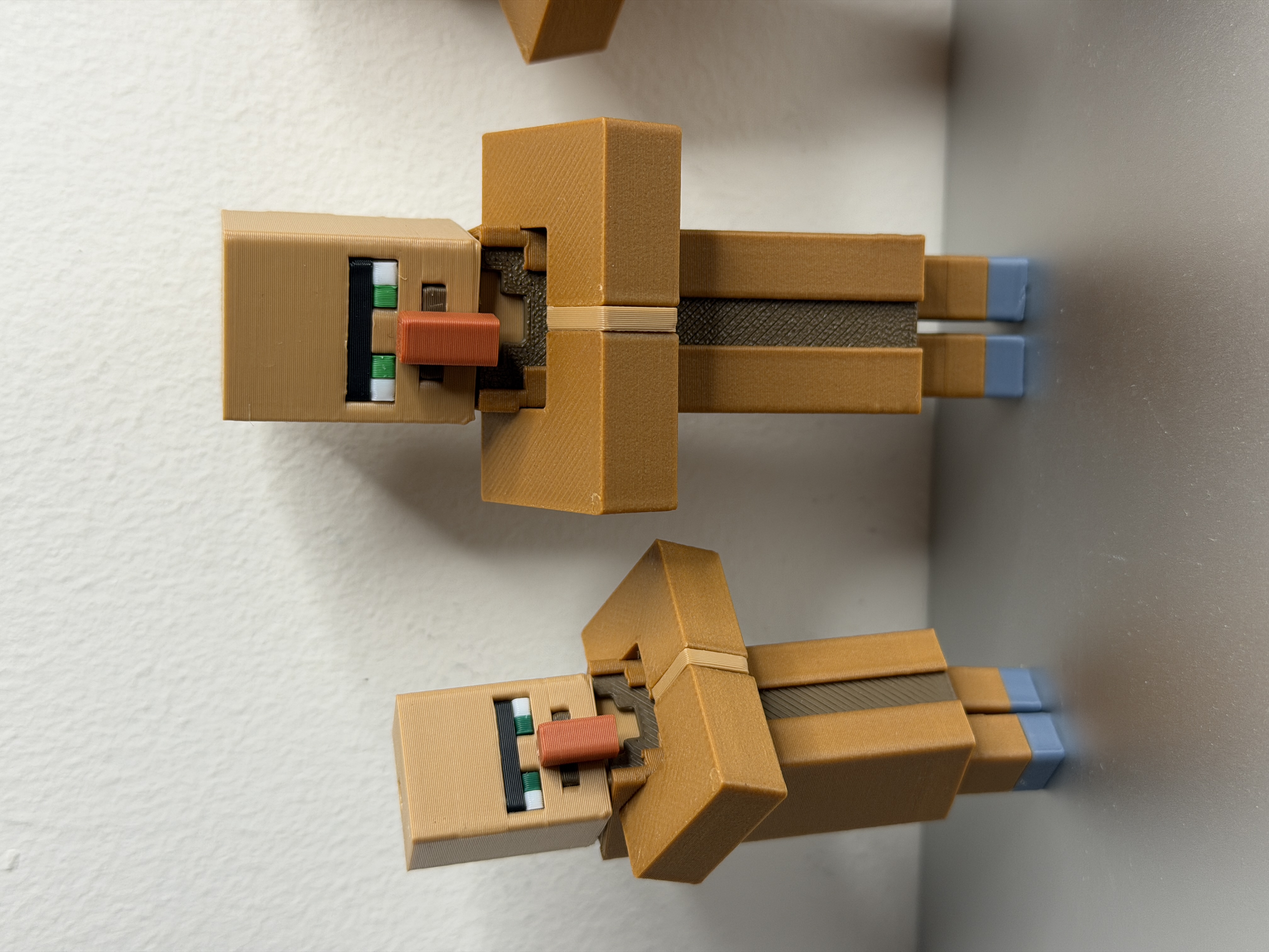 Miniatura 2 do modelo 3D 我的世界 村民 no AMS