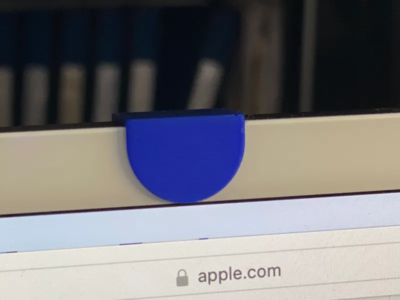 Easy camera cover for iMac 2021 or younger